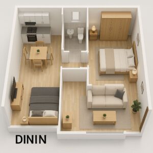 2 BHK Room in Bajopur Jail Chowk , Samastipur – Near HP Petrol Pump